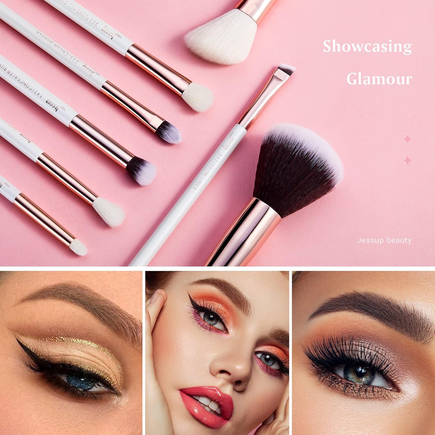 Professional Makeup Brushes 25Pcs Face & Eye Make up Brush Set T215