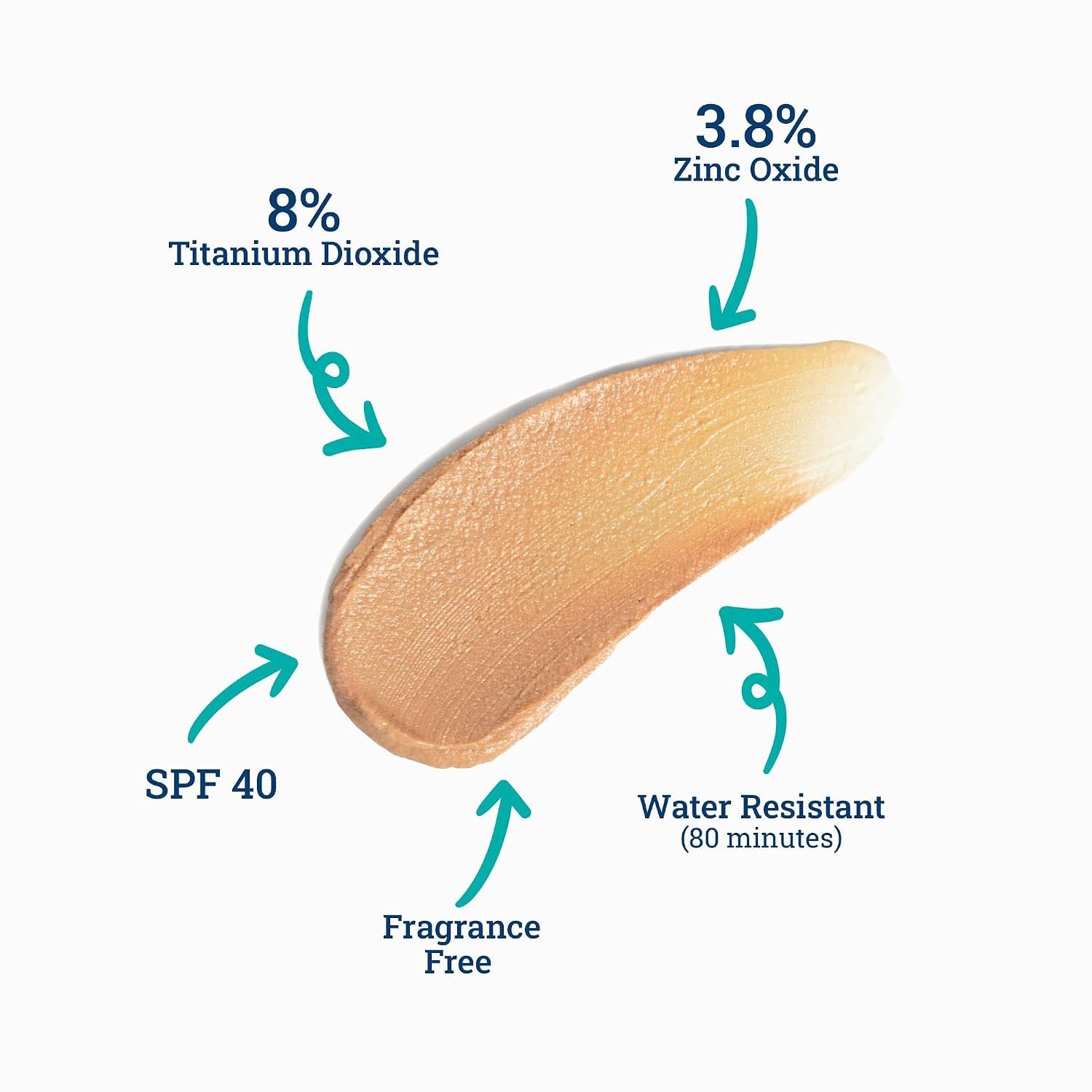 Face Natural Skin Tone SPF 40, 1.5 Ounce