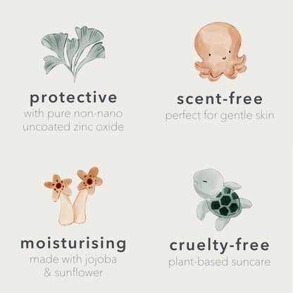 Soleil - Natural and Organic Mineral Non-Toxic Sunscreen Bundle. Face and Body SPF 50 110G + Baby SPF 50 110G