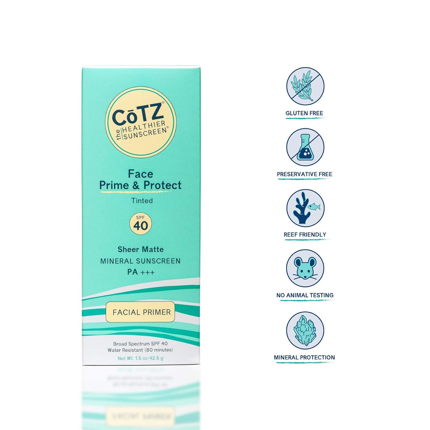 Face Natural Skin Tone SPF 40, 1.5 Ounce